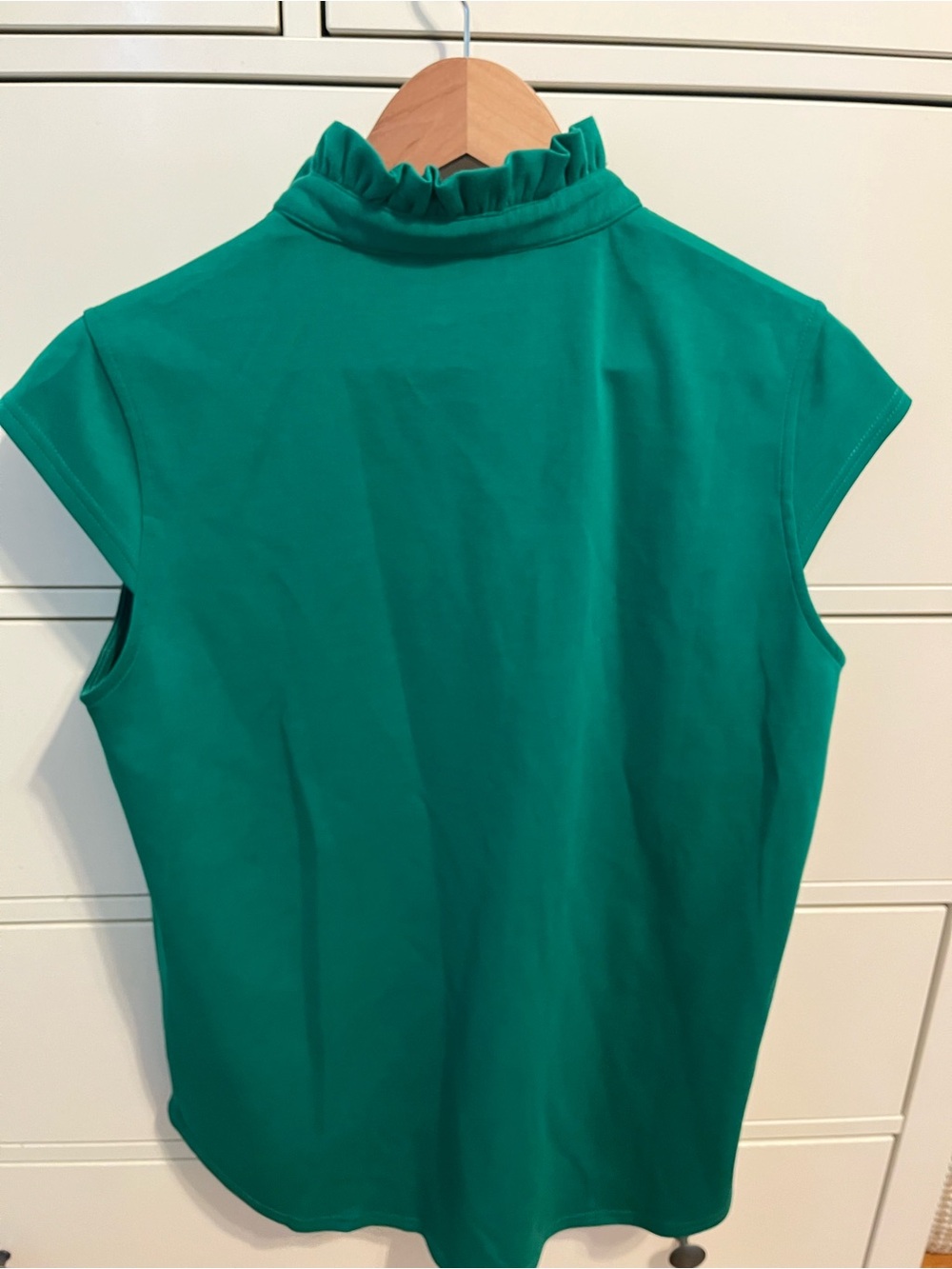 SSYS Ruffle-Trim V-Neck Top - Picture 3 of 3
